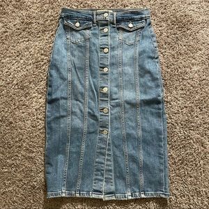 Gap Denim Pencil Skirt